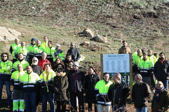Ir a la noticia Aquona y Fundación Aquae siembran oxígeno en Zamora