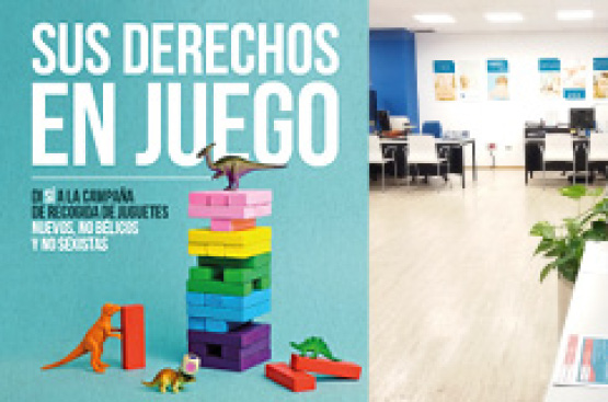 Ir a la noticia Aquona collaborates with the Red Cross to collect new toys
