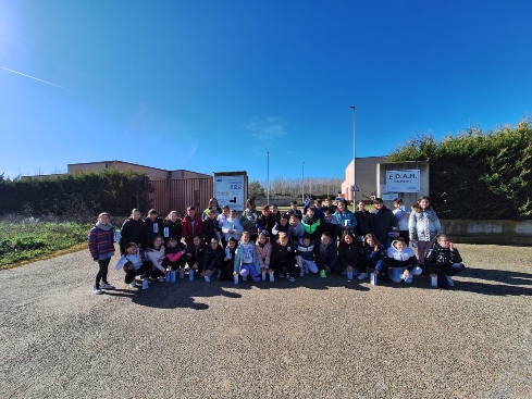 Ir a la noticia Escolares de Benavente conocen el funcionamiento de la estación depuradora