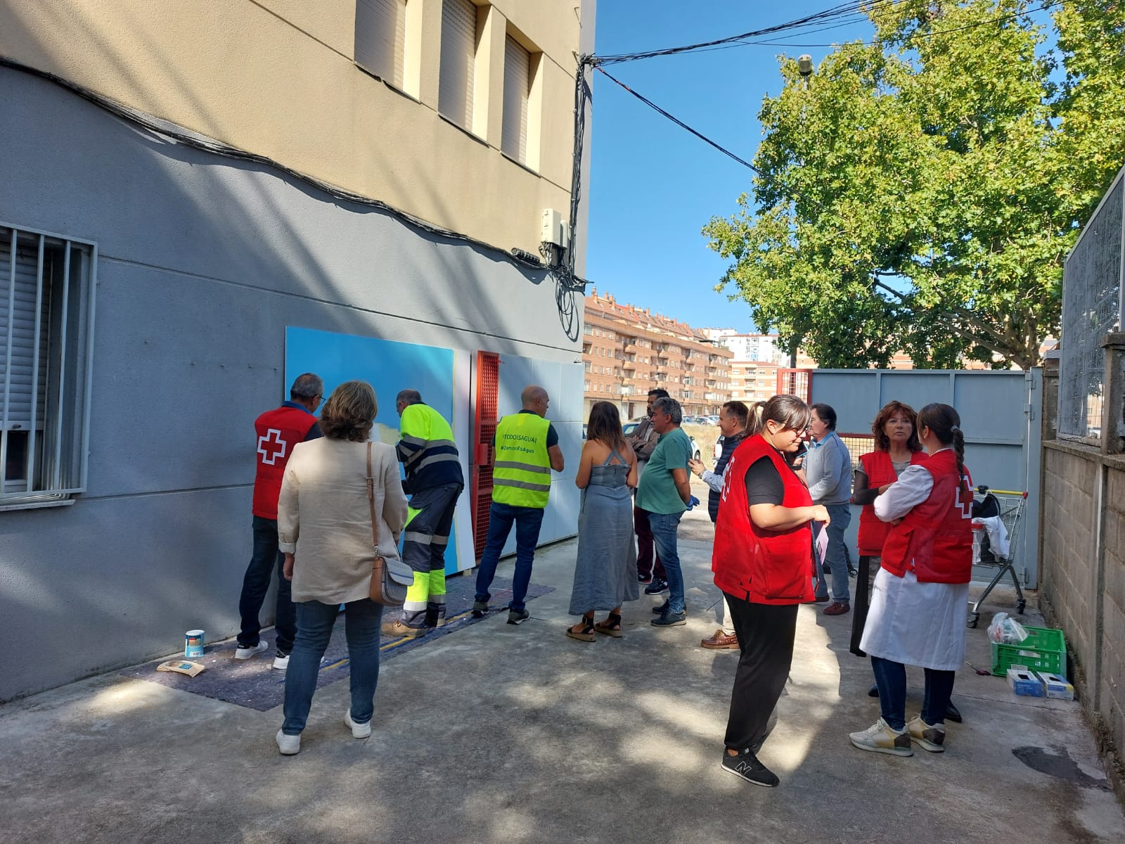 Ir a la noticia Aquona participa en el proyecto de Cruz Roja en Zamora ‘Compartiendo Muro, compartiendo objetivos’