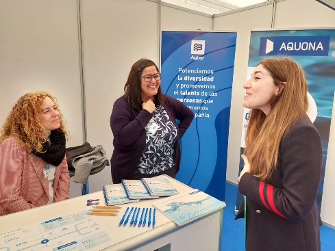 Ir a la noticia Aquona da a conocer la gestión sostenible del agua en el XXII Foro de Empleo FiBEST 2023